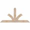 Ekena Millwork Richland Smooth Timber Gable Bracket, Douglas Fir, 48"W x 24"H x 3 1/2"D x 3 1/2"F, 12/12 Pitch GBW048X24X0404RIC00SDF - alternate 1